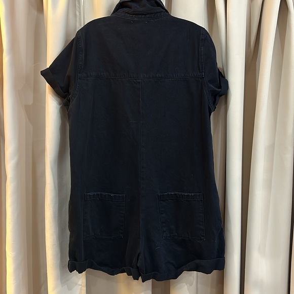 Show Me Your MUMU- Elegant Black Button-Front Romper - Picture 4 of 5